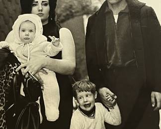 A DIANE ARBUS Sheet Fed Photogravure, Young Brooklyn Family

