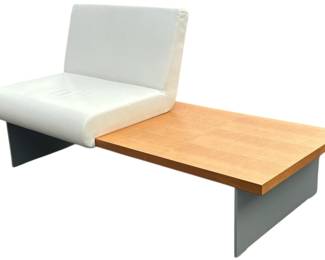 A Modernist Seated Platform Bench
