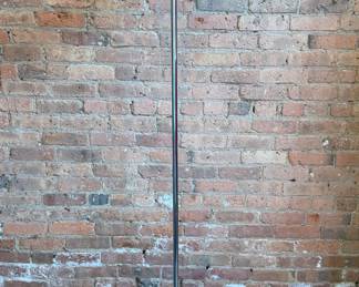 A Mid Century Style Chrome Torchiere Floor Lamp
