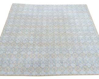 ELIZABETH EAKINS "Patchwork Leaf" Hand-Tufted Rug
