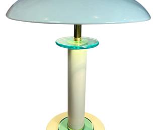 A Postmodern UFO Style Lucite Accent Lamp
