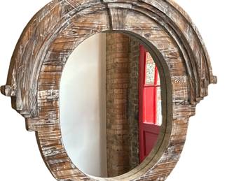 Contemporary Mansard Style Mirror

