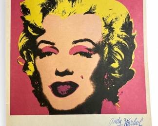 After ANDY WARHOL "Marilyn" Print
