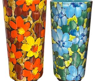 Two ALBINO BAGNI For RAYMOR Italian Vases
