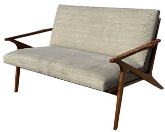 A Modernist Danish Style Loveseat
