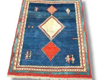 Antique Persian Gabbeh Rug
