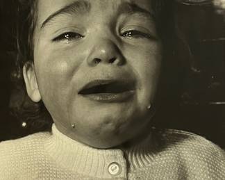 A DIANE ARBUS Sheet Fed Photogravure of Crying Child
