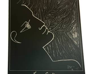 A JEAN COCTEAU "Graphic Poetry" Lithograph Poster

