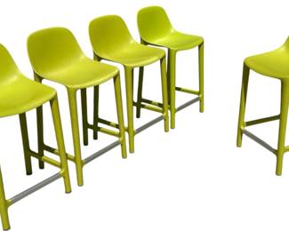 PHILIPPE STARCK "Broom" Bar Stools, EMECO, 5
