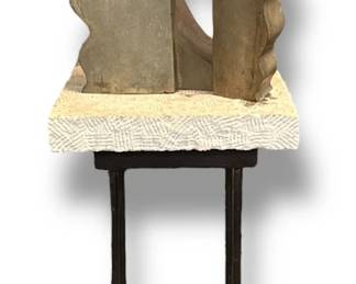 A DAVID PETRAKOVITZ Abstract Metalwork Sculpture
