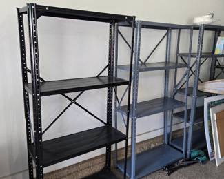 Metal shelving