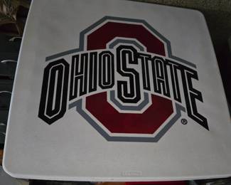 Ohio state folding card table