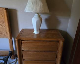 Oak nightstand
