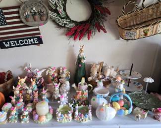 Easter decor, spring & patriotic hanging decor