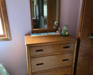 MCM chest with mirror