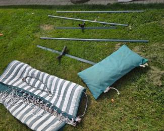 Hammock and steel stand