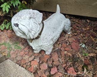 Dog statue