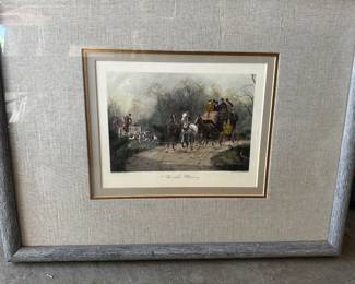 The print is a hand-colored engraving by artist George Wright