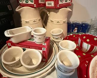 Longaberger Christmas dishes