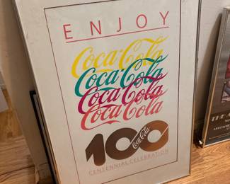 Coca Cola Framed Poster