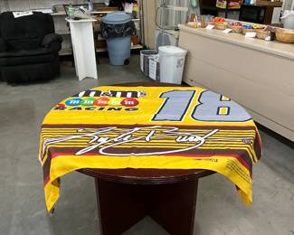 NASCAR Banner "Kyle Busch" #18 M&M Sponsored