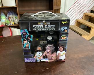 WWE WrestleMania Steel Cage Challenge Plug & Play TV Game