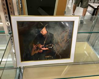 Framed Autographed John Schneider Print