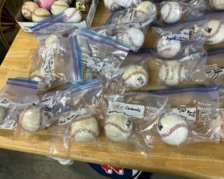 Signed Baseballs