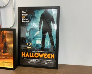 Framed Halloween Poster