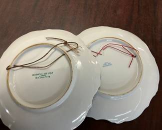 Japan Decorative Wall Plates 18 kt Trimmed