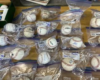 Signed Baseballs