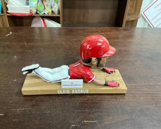 Elvis Andrus Texas Rangers Stealing Home Bobblehead