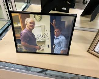 Framed Dexter Photo Signed by John Lithgow