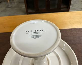 Rae Dunn "YUM" Pedestal Cake Platter
