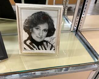Framed Signed Anne Francine Photo