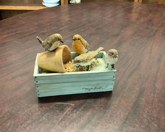 Hallmark Marjolein Bastin "Nature's Sketchbook" Bird Trinket Box