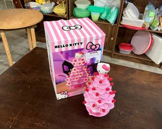 Hello Kitty Ceramic Christmas Tree w/Lights