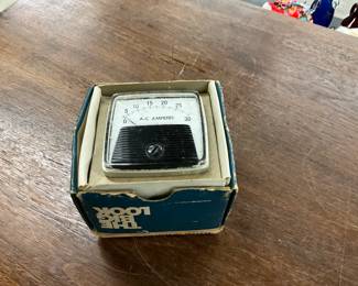 GE AC Amperes Gauge