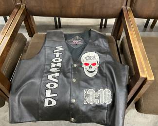WWE Wrestler Steve Austin Stonecold 3:16 Leather Vest