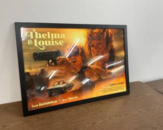 Thelma & Louise Framed Poster Signed Susan Sarandon & Geena Davis