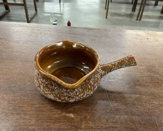 Hull Pottery Handled Soup Bowl