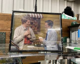 Framed Signed Mr Rogers Neighborhood Print