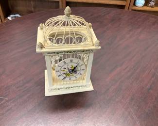 Avon Bird Cage Clock