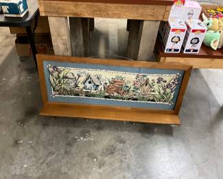 Wall Hanging Framed Pic/Shelf