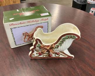 International Bazaar Porcelain Sleigh