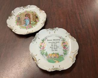 Japan Decorative Wall Plates 18 kt Trimmed