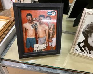 Framed Signed Picture of the Band Blink-182