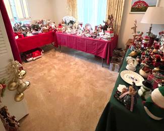 View of Bedroom with Holiday Decor