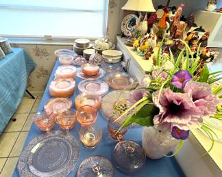 Pink Depression & Elegant Glass