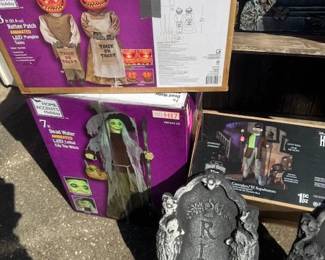 ALL kinds of Halloween still in the boxes - for A  Spooky fun and scary Halloween